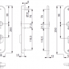 Hoppe VH langschilden F1 3236ZA/3214 PC-72 mm DD-50-55 mm