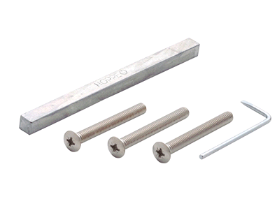Hoppe snelstift SST deurdikte 65-70 mm met 3 bouten Hoppe snelstift SST deurdikte 65-70 mm met 3 bouten