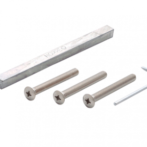 Hoppe snelstift SST deurdikte 86-91 mm met 3 bouten