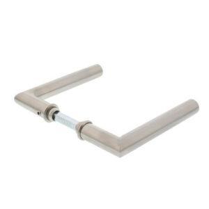 Necosteel RVS deurkruk haaks H-model