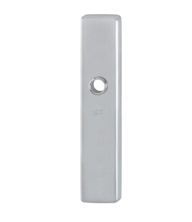 Hoppe VH buitenschild F69 RVS E2221 met krukgat blind rechthoekig Hoppe VH buitenschild F69 RVS E2221 met krukgat blind rechthoekig