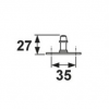 Axa uitzetterpen Habilis HL nr 6 RVS 2465-06-81