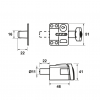 Axa Veiligheidsoplegslot Zilver 3012-20-90 Axa Veiligheidsoplegslot Zilver 3012-20-90