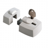 Axa Veiligheidsoplegslot Wit 3015-00-98 vlak