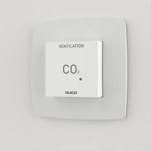 Duco CO2 ruimtesensor zonder bediening RF/ Wired Wit 0000-4637