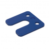 GB Drukplaat met sleuf blauw 4 mm zak a 192 stuks 34744