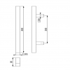 Hoppe RVS Kokergreep E5766 T-model 500 mm 3975604
