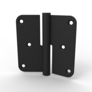 Argenta binnendeurpaumelle 89x89x2,5 mm zwart DIN Links