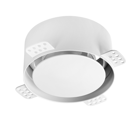 NoShow instucbaar designventiel 125 mm toevoer/afvoer Wit NoShow instucbaar designventiel 125 mm toevoer/afvoer Wit