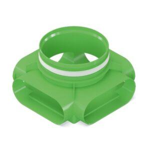 DucoFlex Plenum 4 x Ovaal > Ø 160 mm 0000-7048
